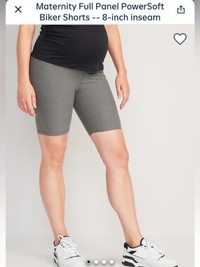 NWT- Old Navy Maternity Powersoft Biker Shorts